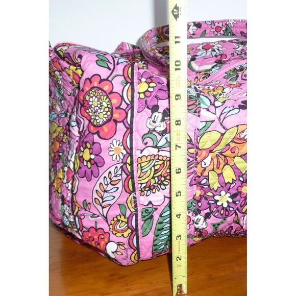 Disney Parks Vera Bradley Large Duffel ~ Just Mousing Around Mickey Minnie Pink - Picture 10 of 13